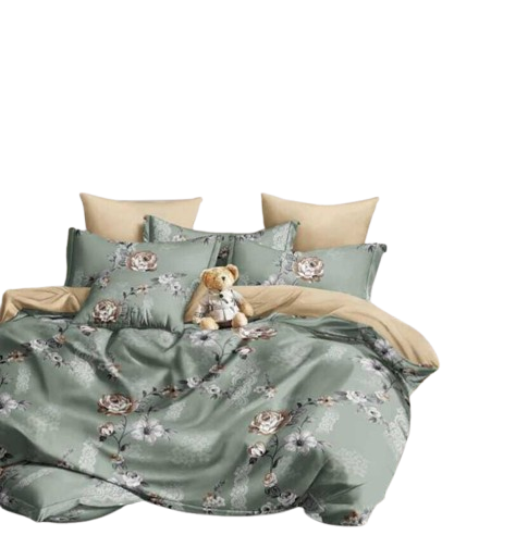 250 TC Sleeplyn : New Launch Cotton Comfort Printed Bedsheet (225 X 245 ) 1 Bedsheet + 2 Pillow cover