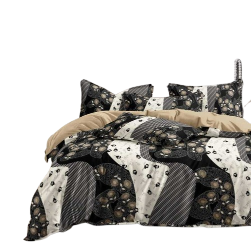 250 TC Sleeplyn : New Launch Cotton Comfort Printed Bedsheet (225 X 245 ) 1 Bedsheet + 2 Pillow cover
