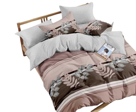 250 TC Sleeplyn : New Launch Cotton Comfort Printed Bedsheet (225 X 245 ) 1 Bedsheet + 2 Pillow cover