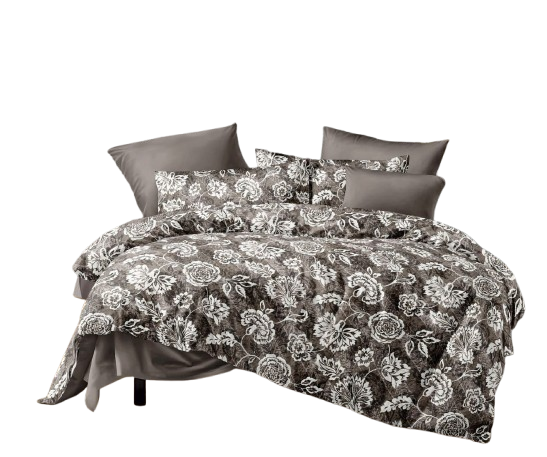 250 TC Sleeplyn : New Launch Cotton Comfort Printed Bedsheet (225 X 245 ) 1 Bedsheet + 2 Pillow cover
